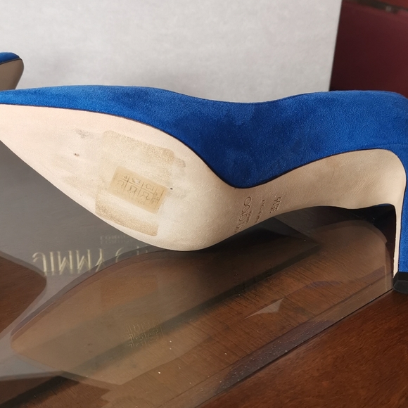 Jimmy Choo Romy 85 Electric Blue - Picture 6 of 10